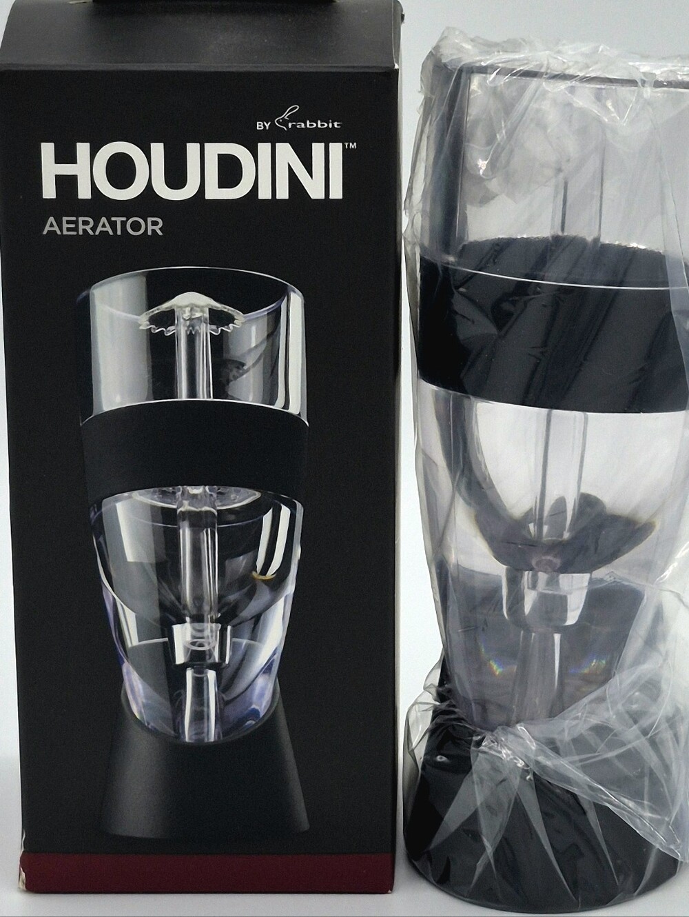🍷 Rabbit Houdini Wine Aerator w/ Stand Open Box Unused ✨